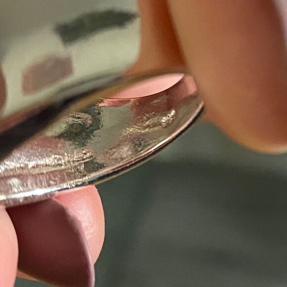 The Bandwidth Tibetan silver stamped band ring. - Picture 11 of 13